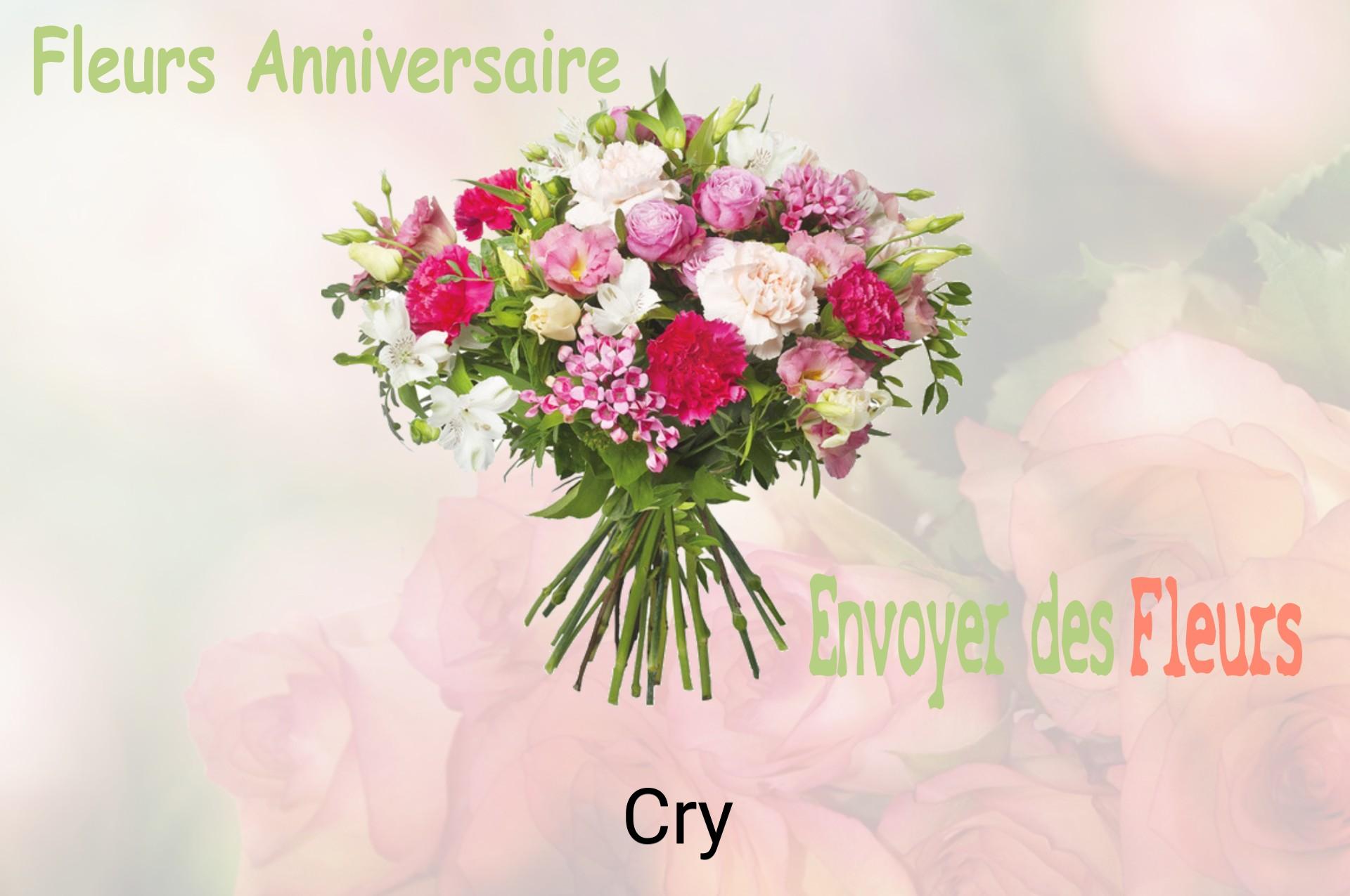 Bouquet de fleurs d’anniversaire livré à Cry
